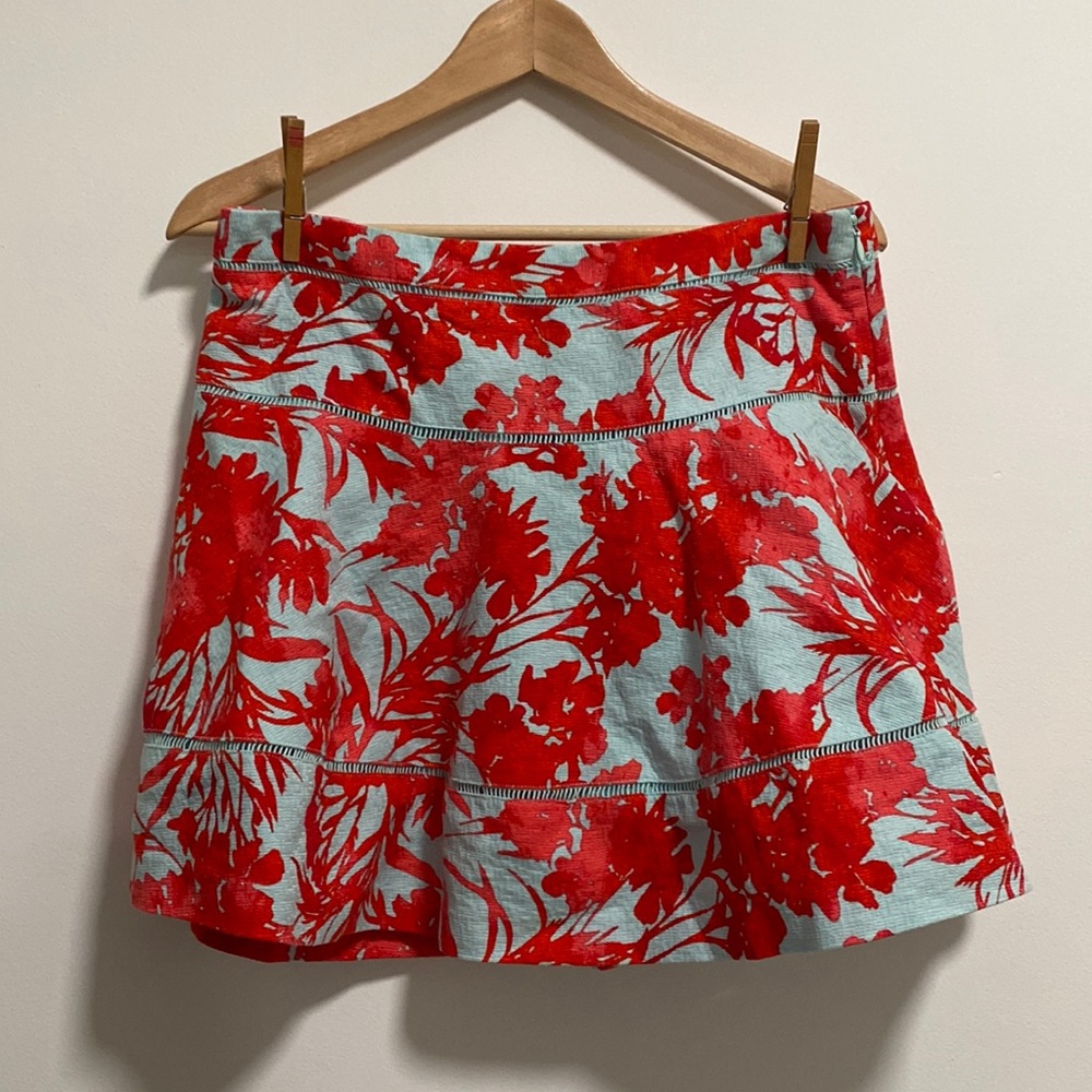 NWT Banana Republic Bold Floral Flare Skirt